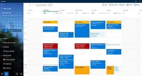 Mail and Calendar .